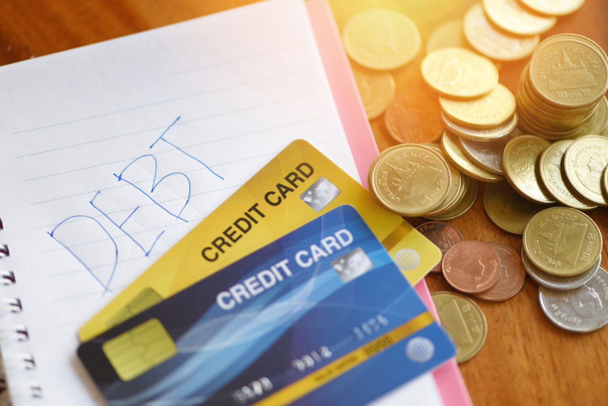 Debt Credit Card with Calculator 